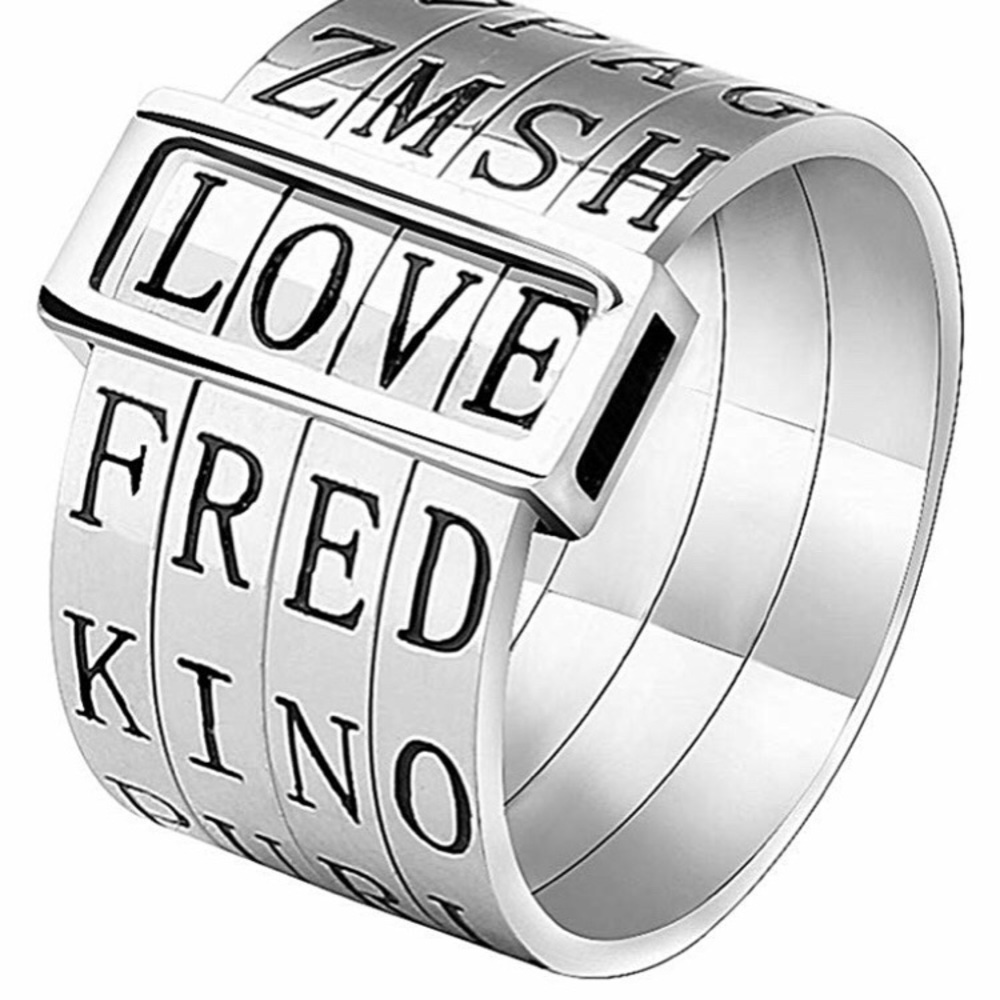 Rotating Letter Ring